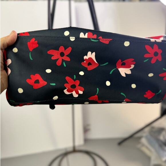 Kate Spade Flower Print in Nylon Tote Preloved Ecellent Condition - Picture 3 of 6